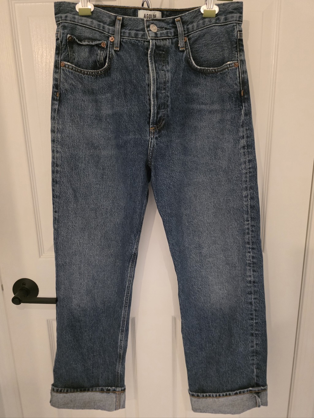 Agolde Fran W Cuff Jeans Size 27 Organic Cotton